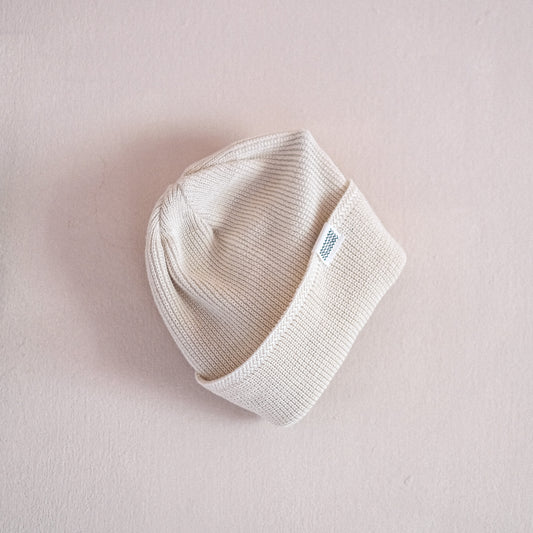 Waves 10gg Organic Cotton Watch Beanie Natural