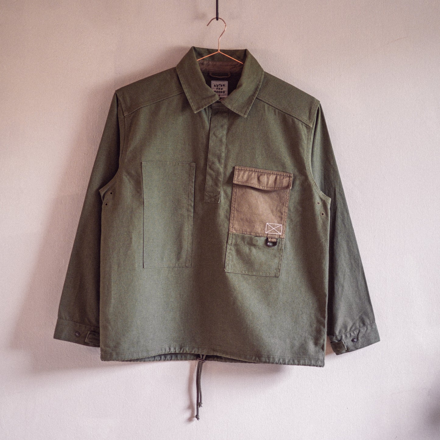 Richard Hemp Canvas Popover Thyme Green