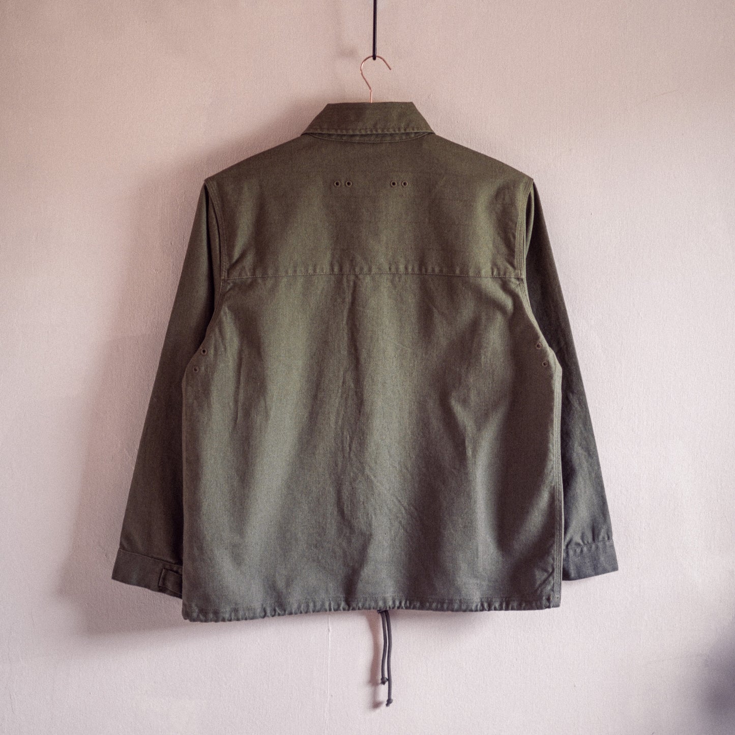 Richard Hemp Canvas Popover Thyme Green