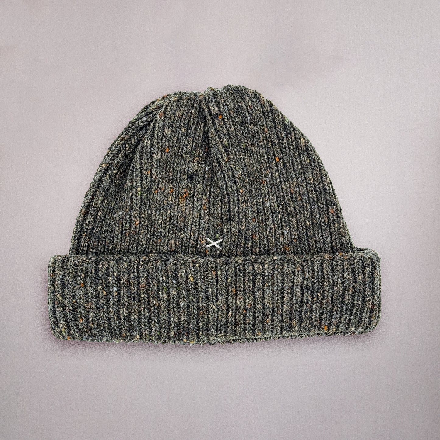 Donegal Merino Beanie Stone