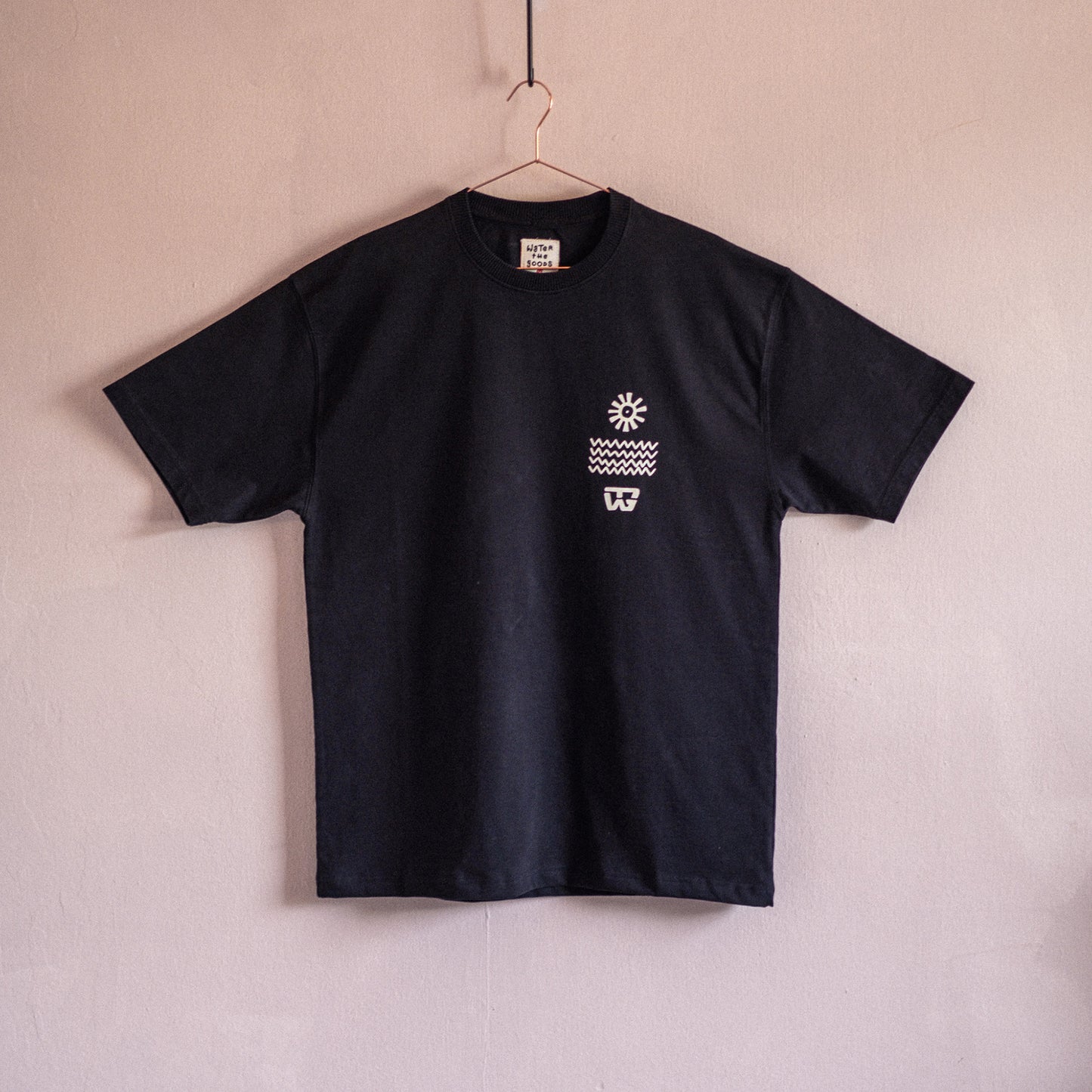 Grow Slow Tree Cotton Tee Shadow Black
