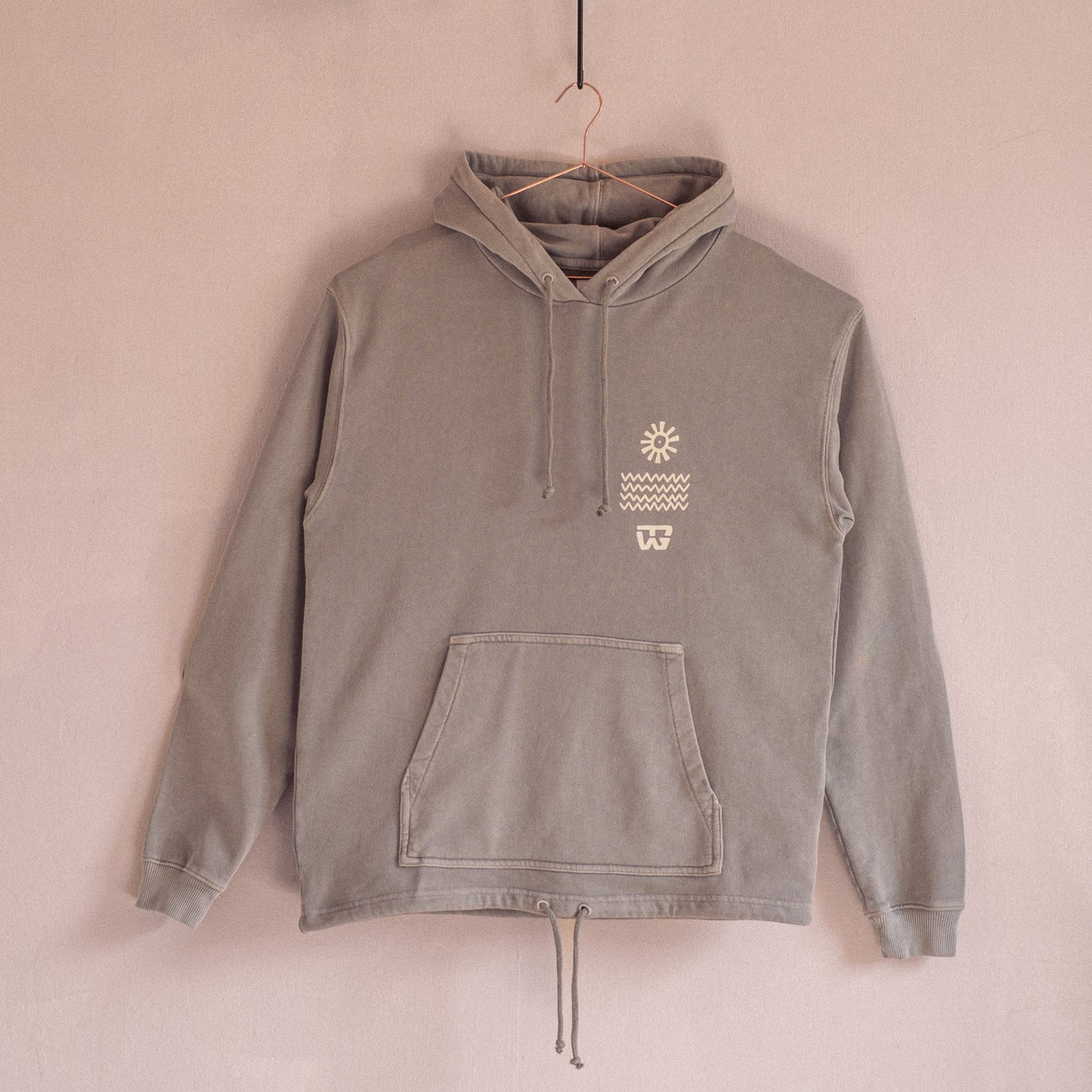 Grow Slow Tree Cotton String Hoody Mineral Brown