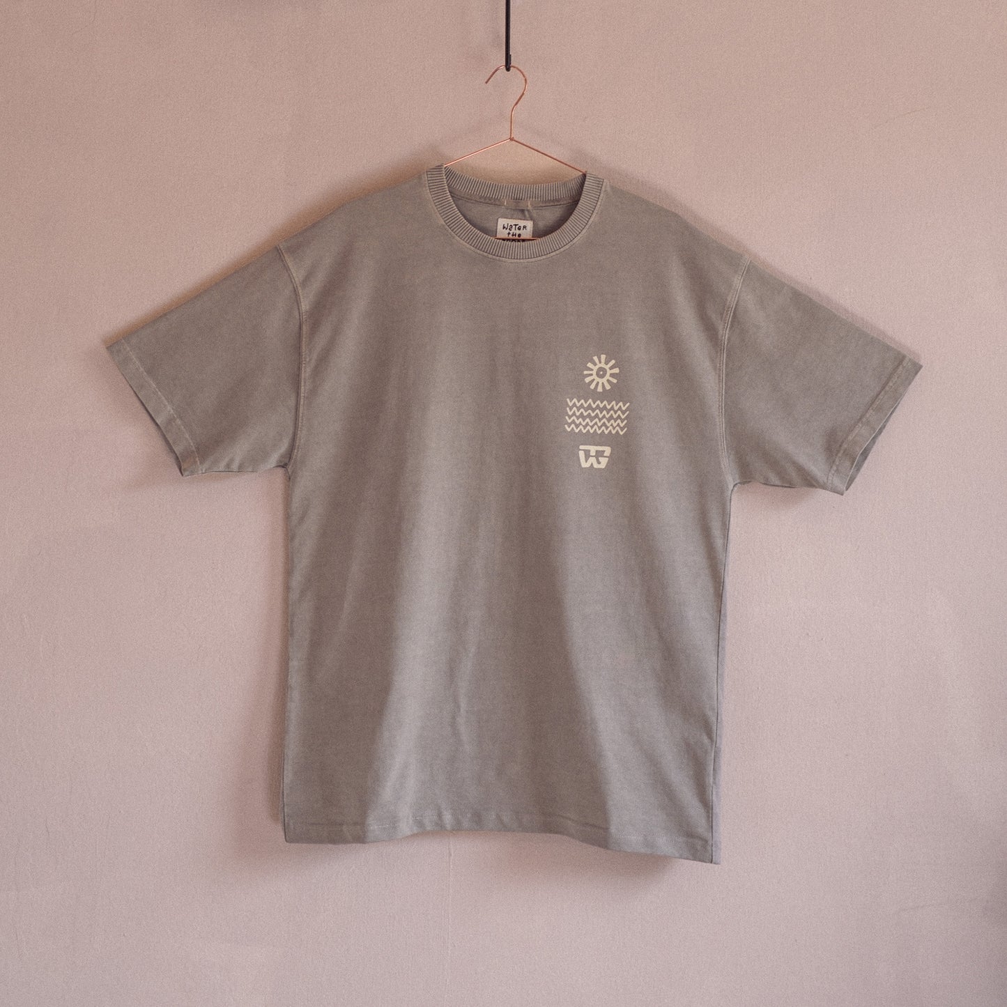 Grow Slow Tree Cotton Tee Mineral Brown