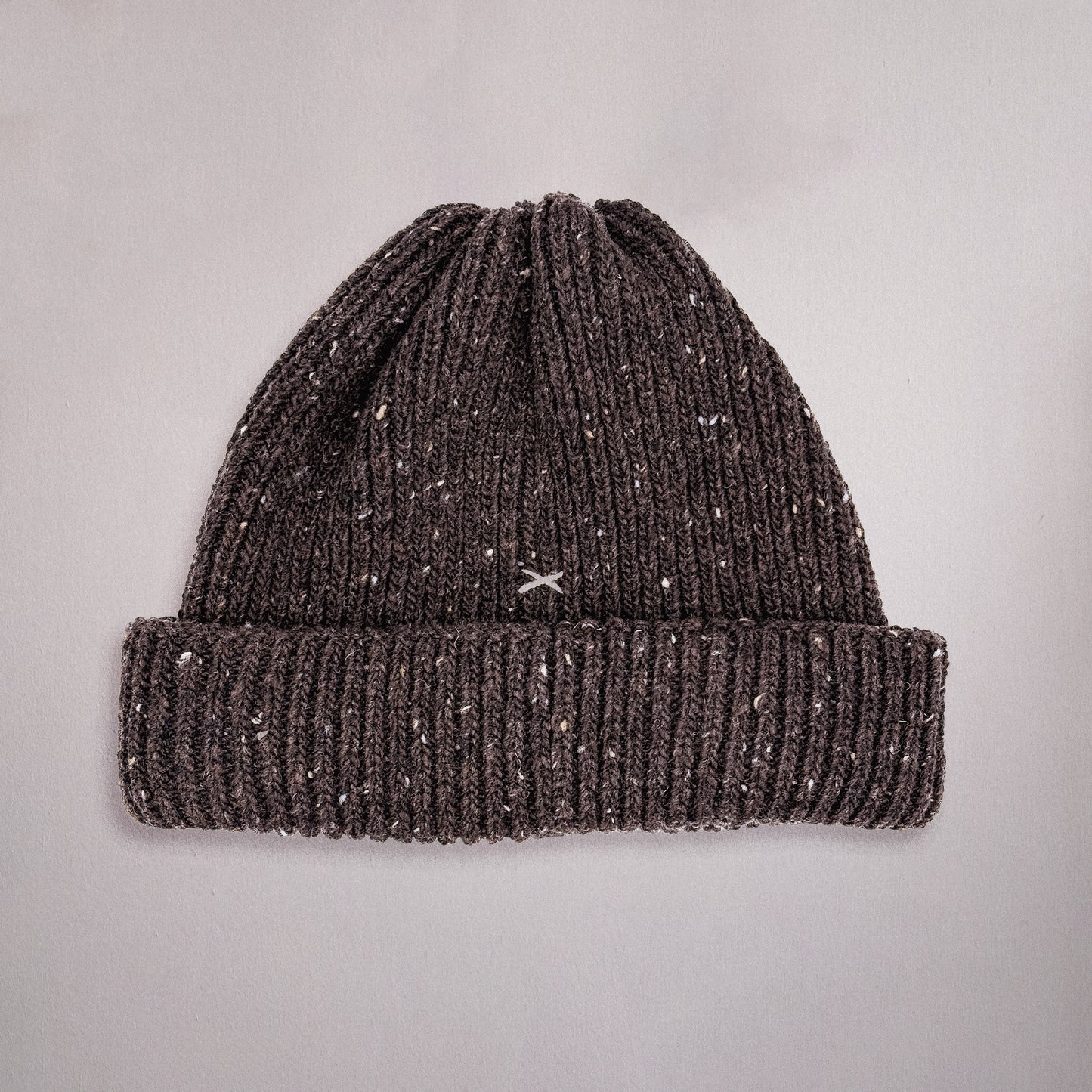 Donegal Merino Beanie Walnut Brown